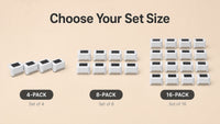 Path pack sizes spec: 4, 8, and 16 lights