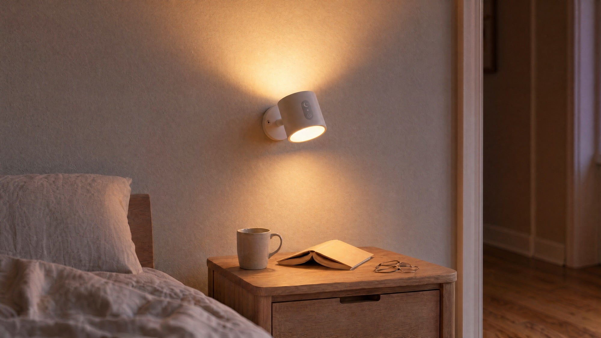 After — lights on